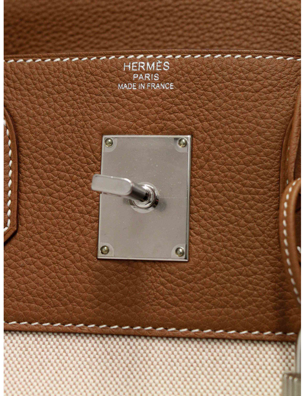 Sac Hermes HAC 40 Criss Cross Evercolor gold : certifiée authentique