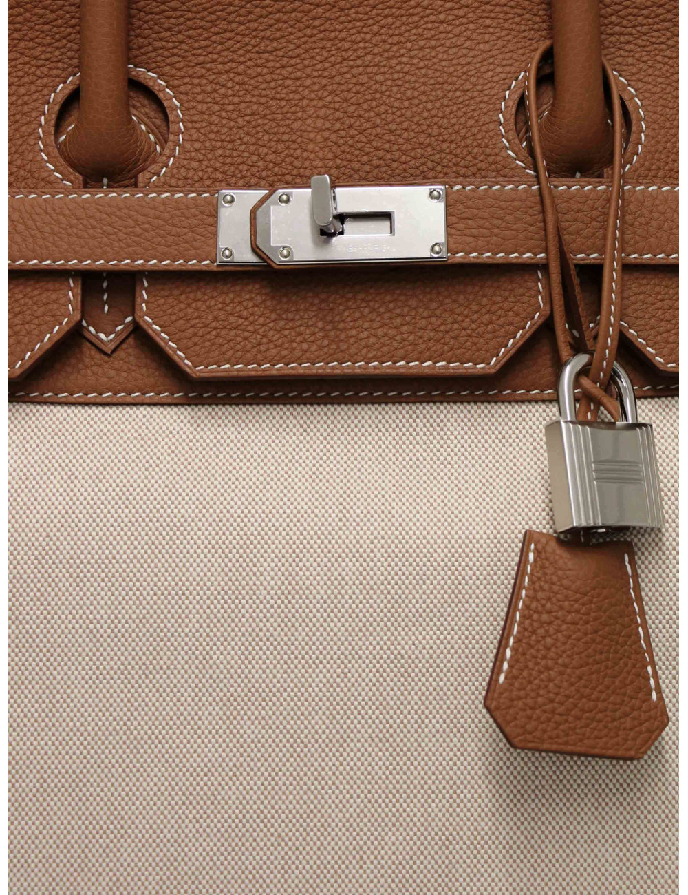 Sac Hermes HAC 40 Criss Cross Evercolor gold : certifiée authentique