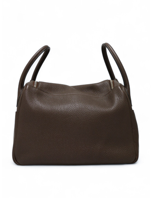Lindy 30 HERMES cuir de veau Togo marron