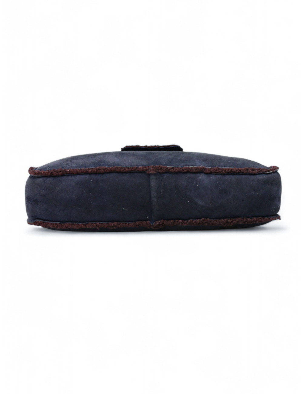 Sac Chanel peau retournée bleu nuit : occasion certifiée authentique