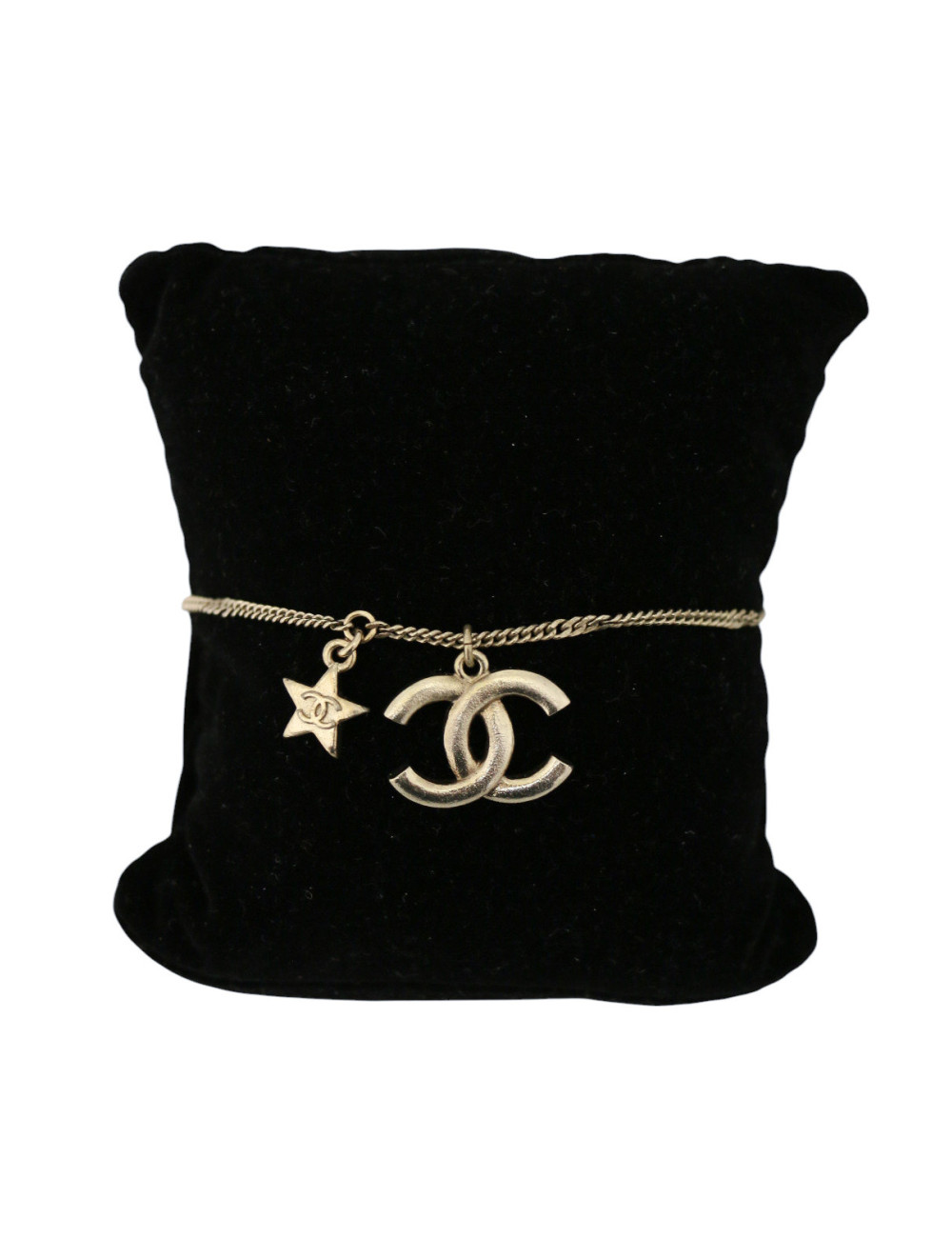 Bracelet CHANEL CC strass