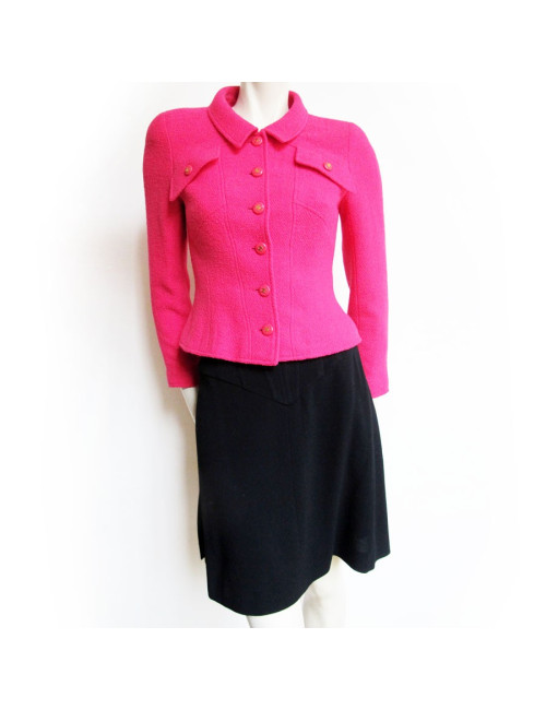 ensemble CHANEL fushia et noir