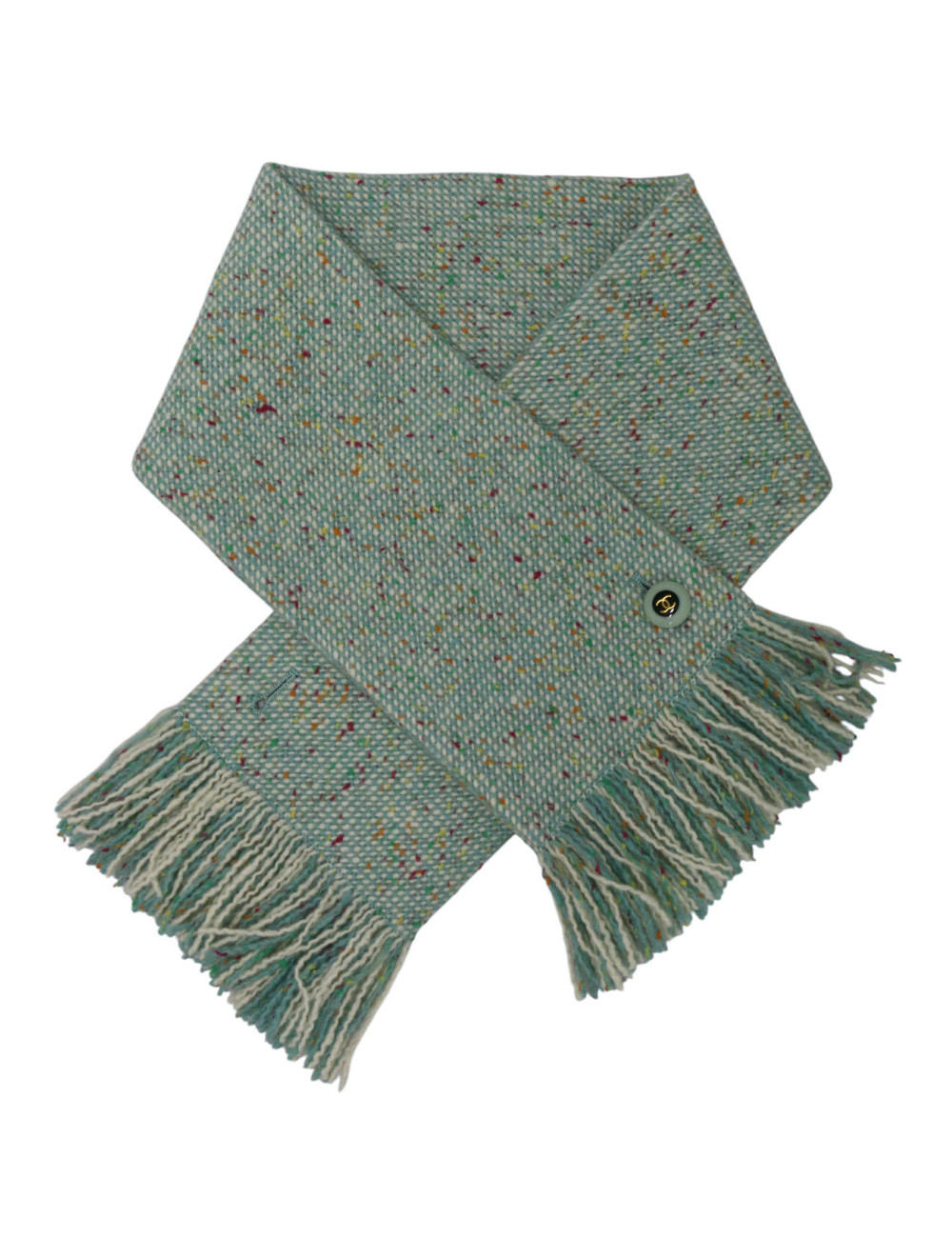 Veste CHANEL vert d'eau T36