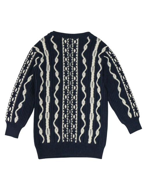 Robe CHANEL laine Métiers d'art Paris-Hambourg