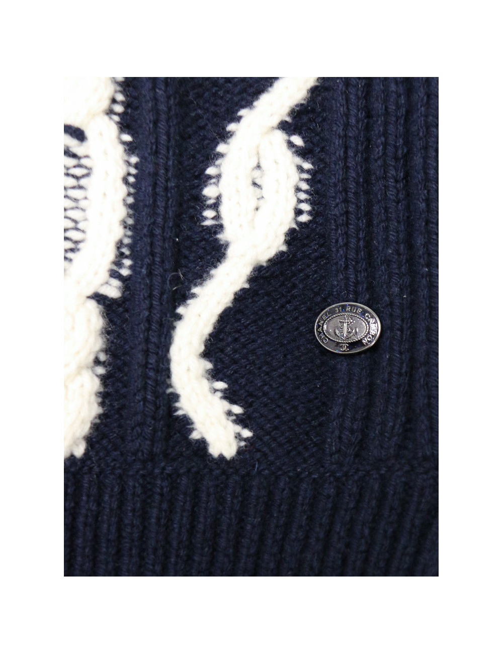 Robe CHANEL laine Métiers d'art Paris-Hambourg