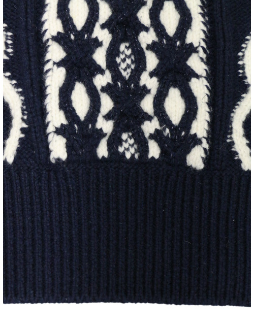 Robe CHANEL laine Métiers d'art Paris-Hambourg