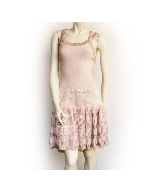 Robe ALAIA T 40 baguettes cristal