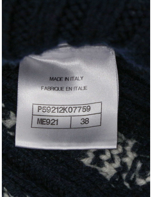 Robe CHANEL laine Métiers d'art Paris-Hambourg