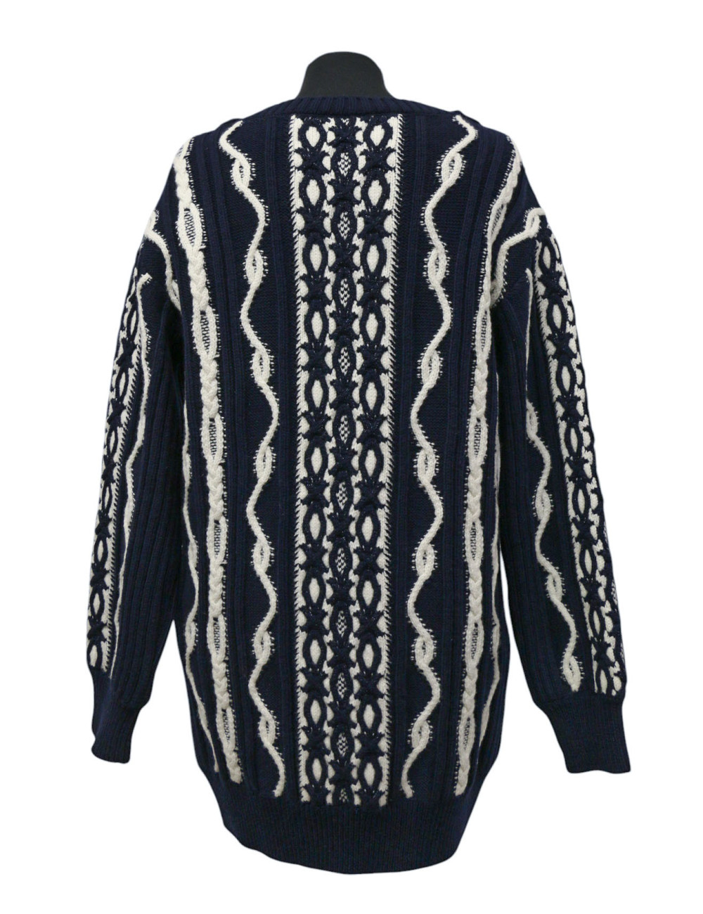 Robe CHANEL laine Métiers d'art Paris-Hambourg