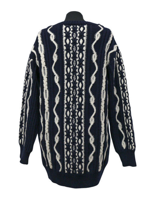 Robe CHANEL laine Métiers d'art Paris-Hambourg