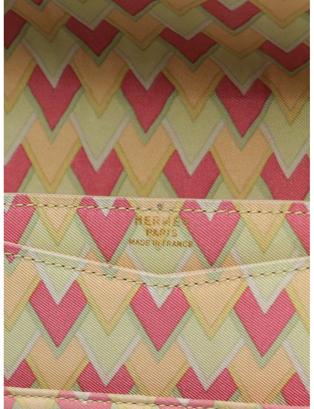 Pochette HERMES Faco soie