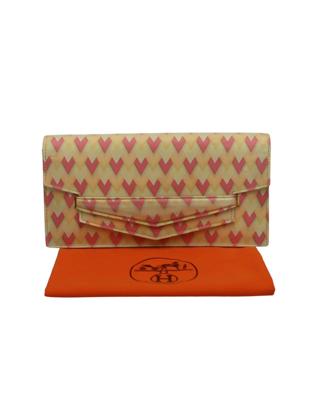 Pochette HERMES Faco soie
