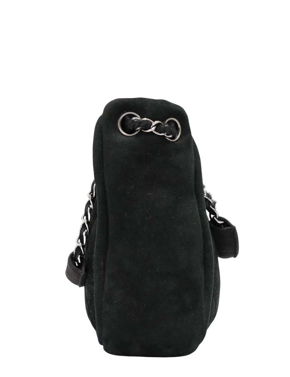 Sac CHANEL peau retournée noir