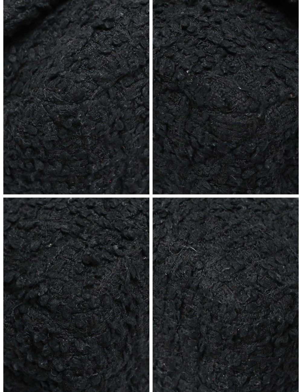 Grand sac 19 CHANEL tweed noir