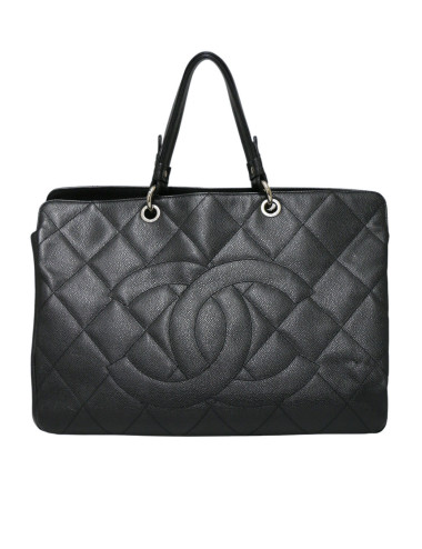 Cabas Chanel caviar noir XL 2
