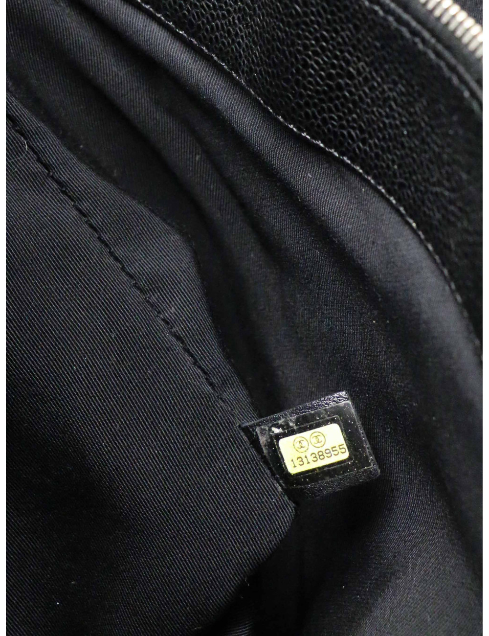 Cabas Chanel caviar noir XL