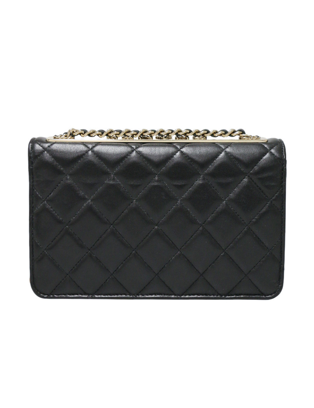 Wallet on chain Chanel noir : occasion certifiée authentique