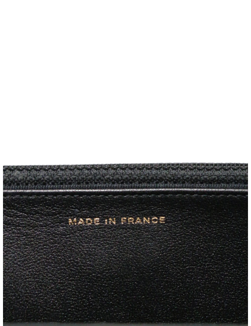 Wallet on chain Chanel noir : occasion certifiée authentique