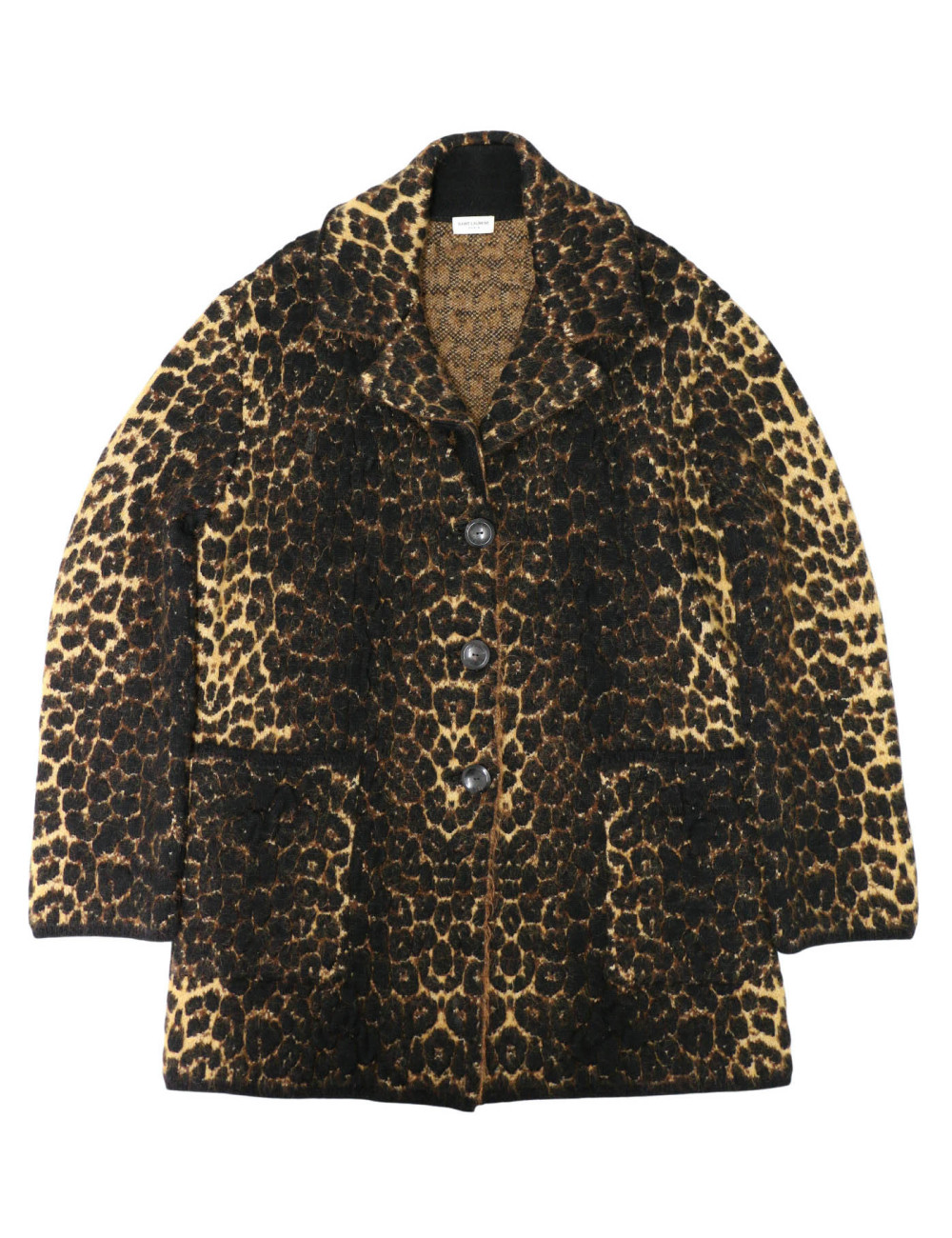 Manteau SAINT LAURENT léopard laine mohair