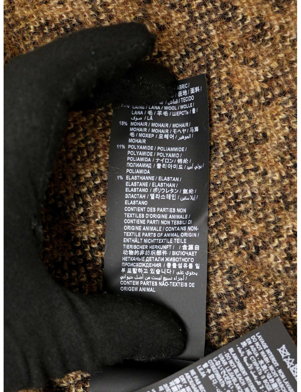 Manteau SAINT LAURENT léopard laine mohair