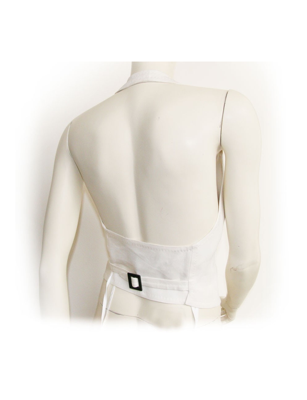 Plastron DISQUERED2 blanc cassé T40 ital