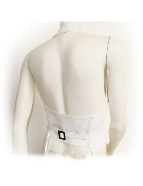 Plastron DISQUERED2 blanc cassé T40 ital