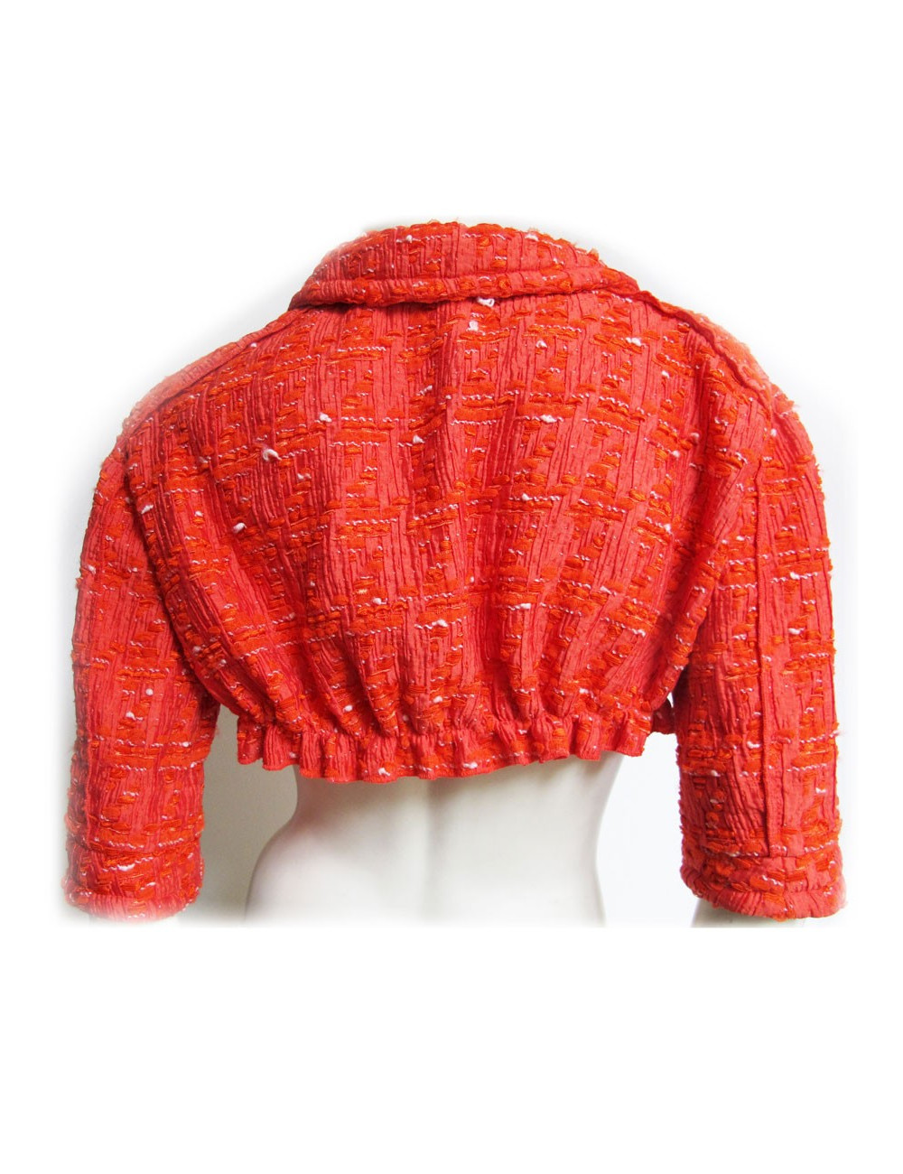 Veste courte orange NINA RICCI T38