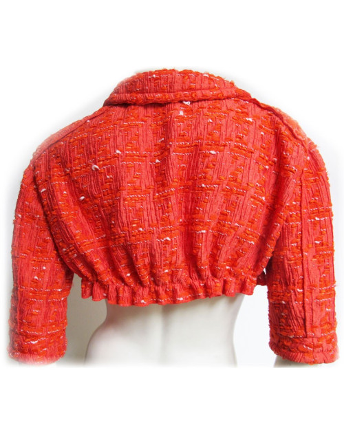 Veste courte orange NINA RICCI T38