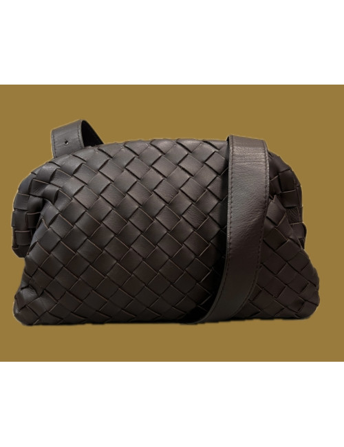 Sac BOTTEGA VENETA tressé marron