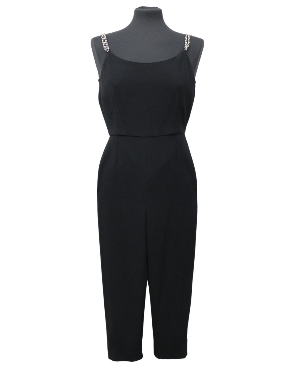 Jumpsuit CHANEL bretelles chaine bijou