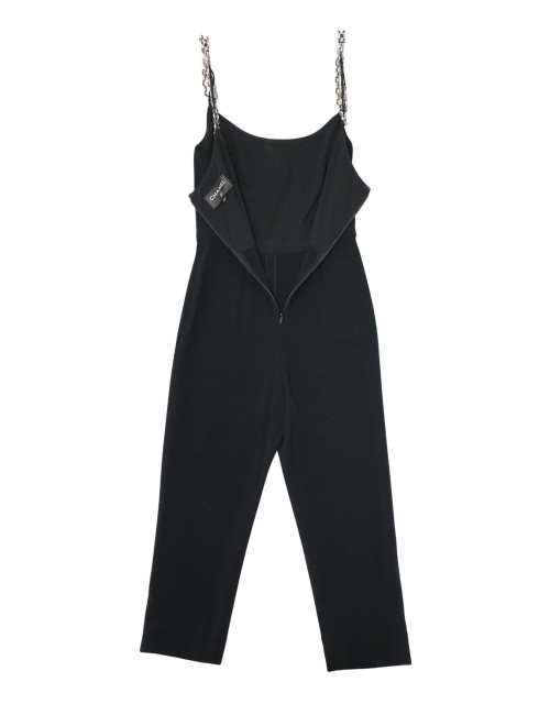 Combinaison T 34 CHANEL bretelles chaine bijou