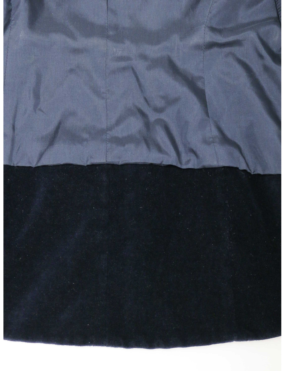 Veste T42 THIERRY MUGLER velours broche strass