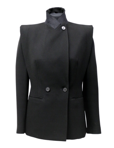 Veste JEAN PAUL GAULTIER T40 croisée noire 2