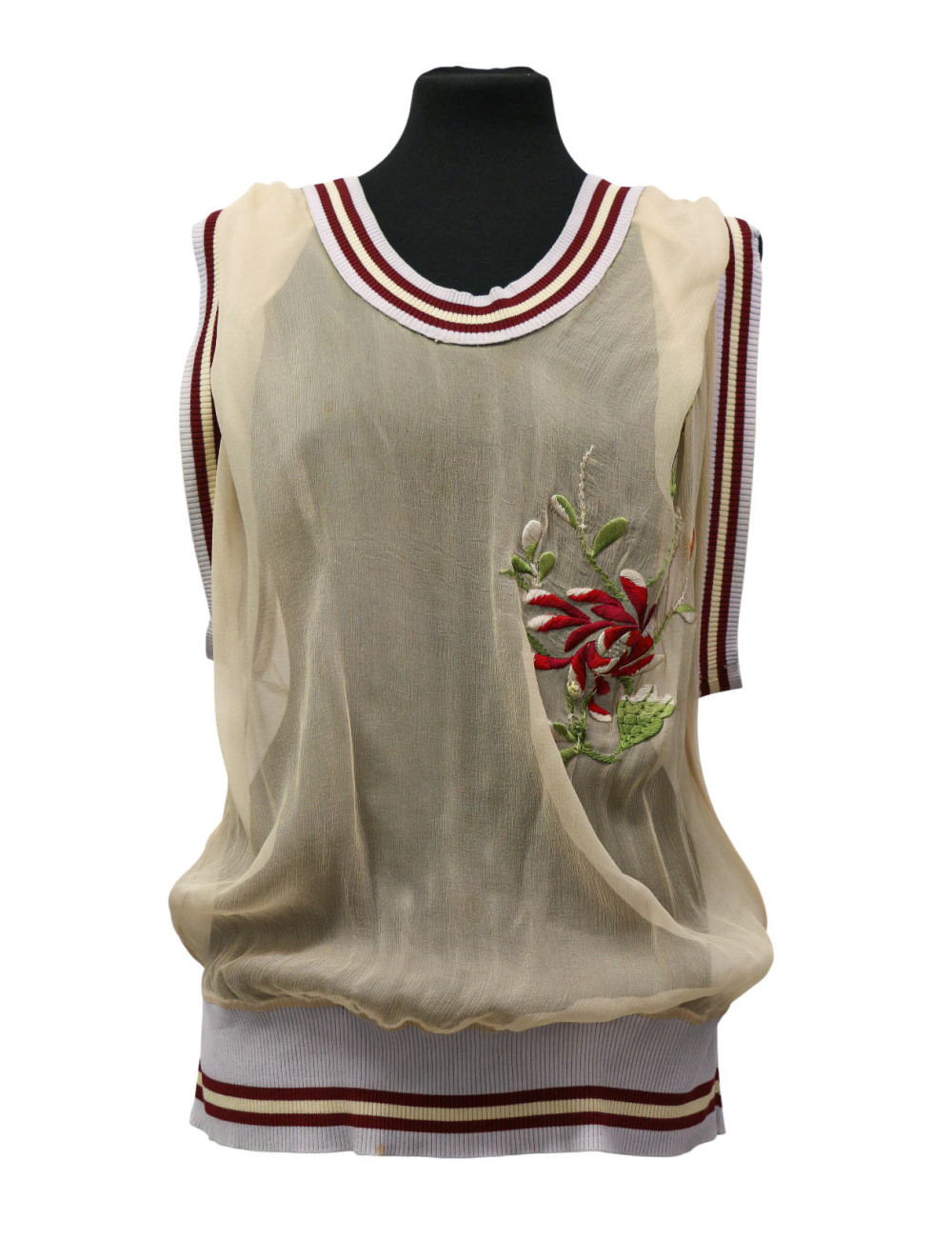 JEAN PAUL GAULTIER haut avec capuche brodé