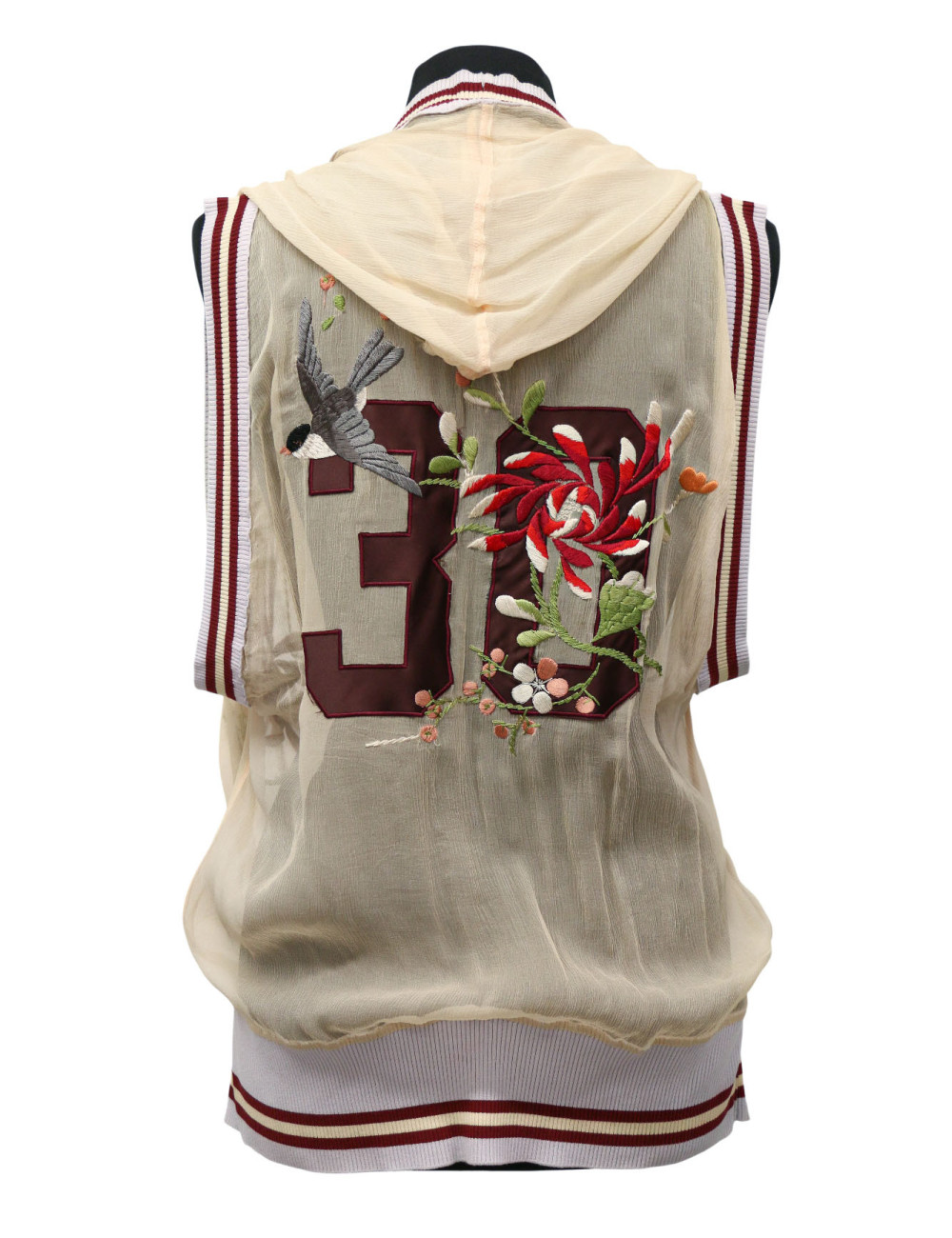 Haut JEAN PAUL GAULTIER avec capuche brodé TM