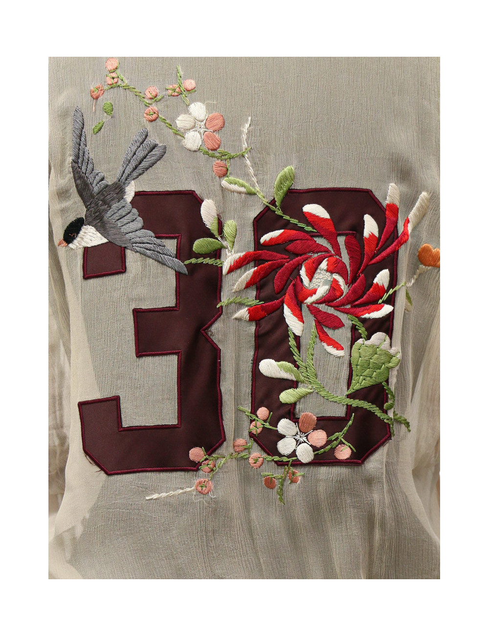 Haut JEAN PAUL GAULTIER avec capuche brodé TM