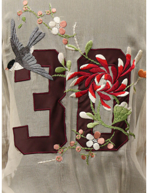 Haut JEAN PAUL GAULTIER avec capuche brodé TM