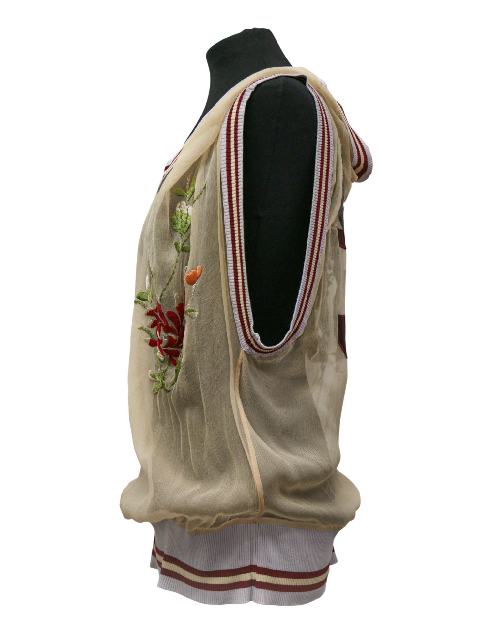 Haut JEAN PAUL GAULTIER avec capuche brodé TM