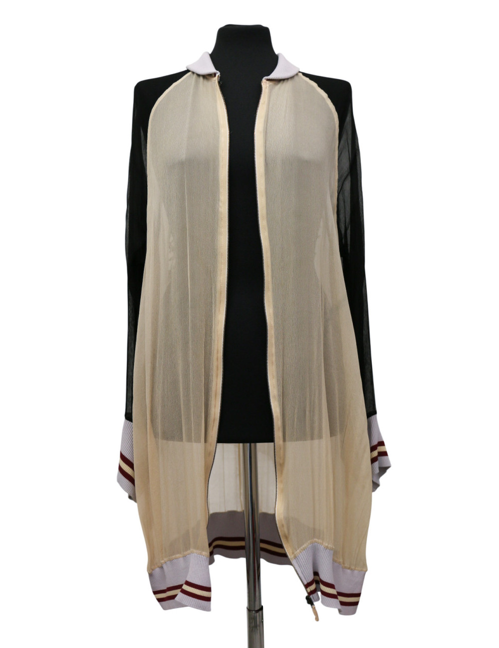 Long gilet JEAN PAUL GAULTIER brodé