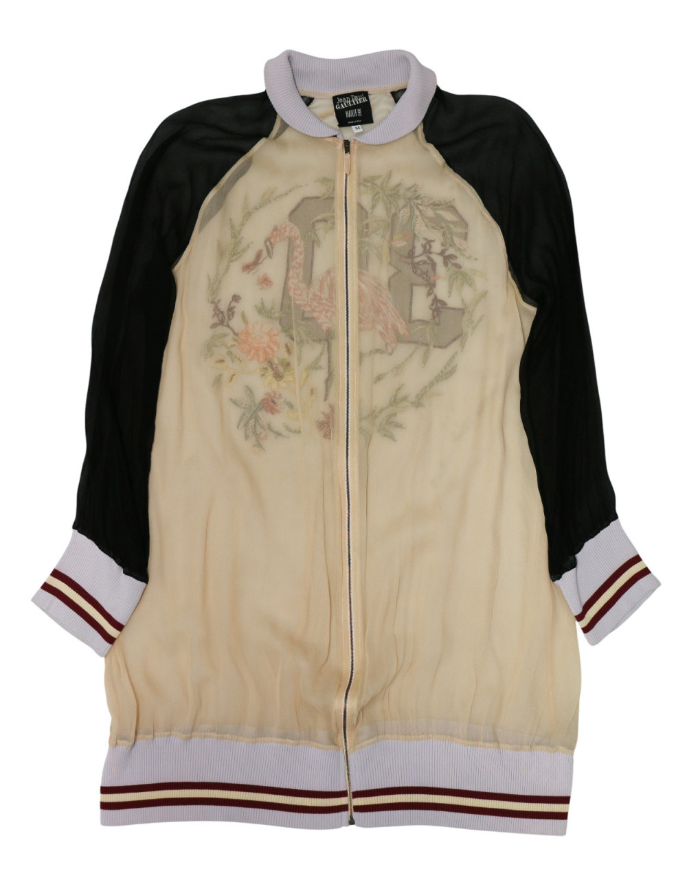 Long gilet JEAN PAUL GAULTIER brodé