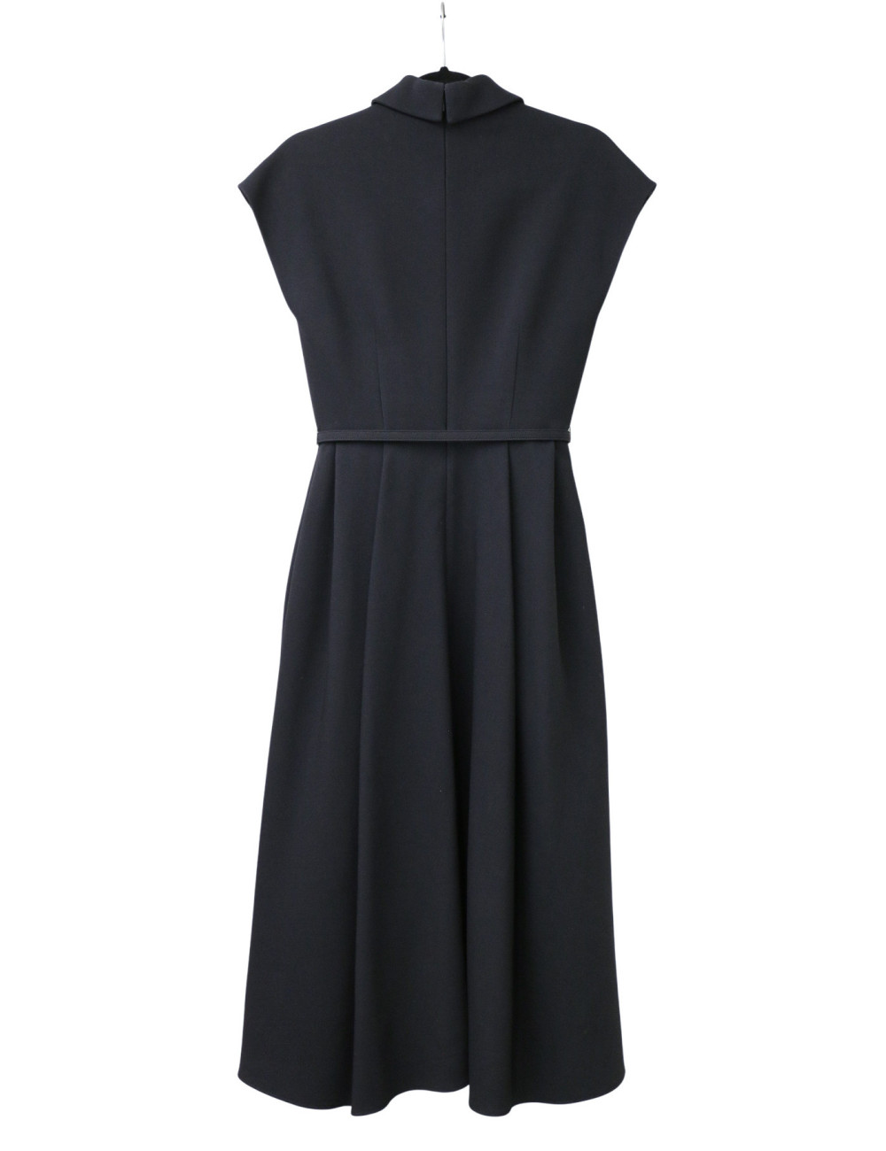 Robe CHRISTIAN DIOR longue T38 laine noire