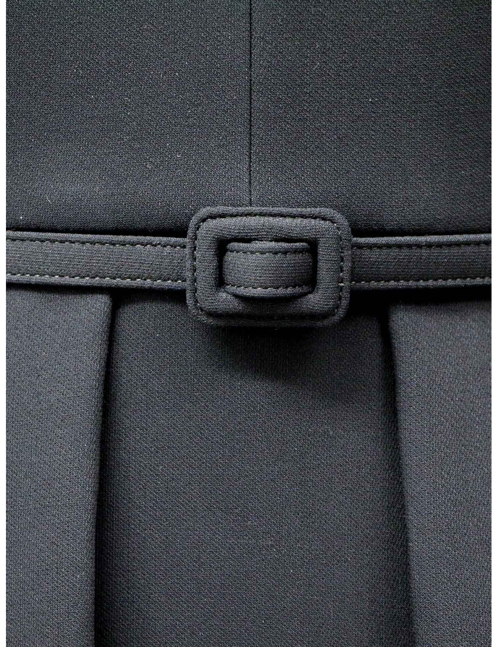 Robe CHRISTIAN DIOR longue T38 laine noire