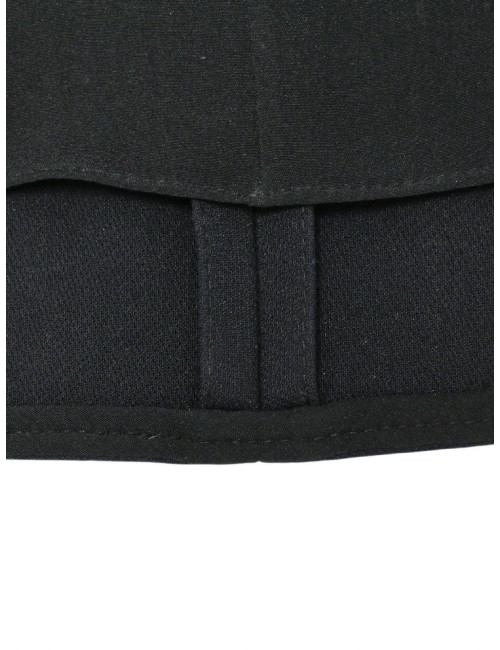 Robe Christian Dior longue T36 laine noire : certifiée authentique