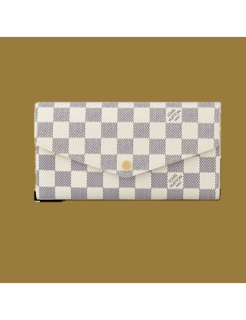 Portefeuille Sarah LOUIS VUITTON damier azur