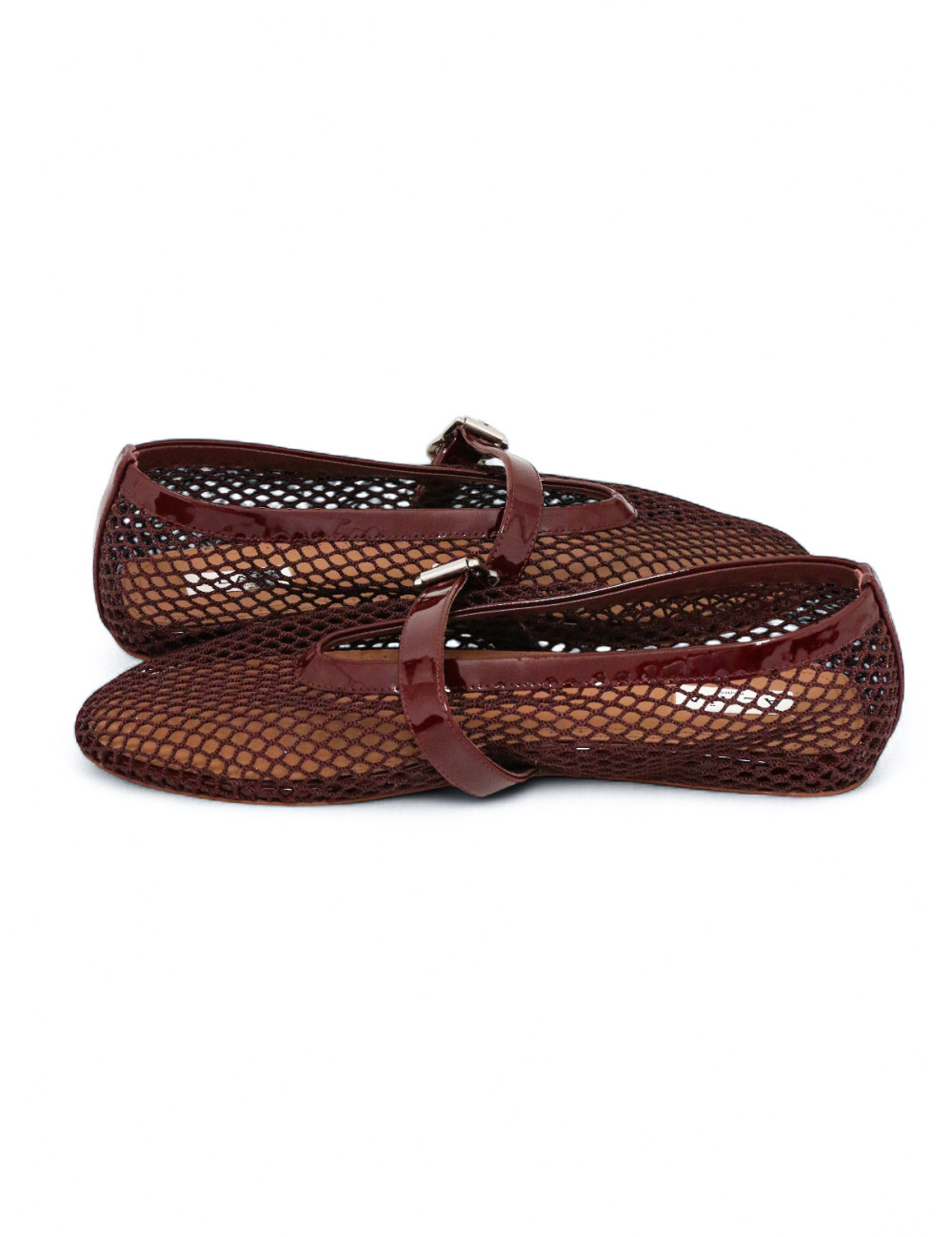 Ballerines ALAIA T40 vernies bordeaux