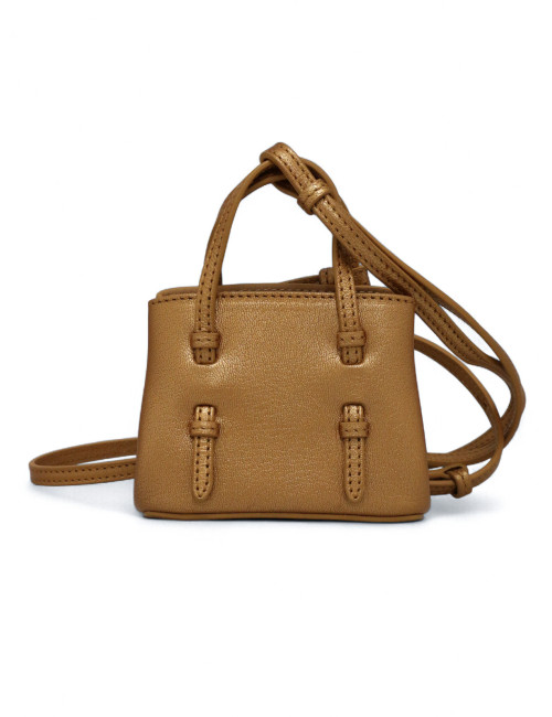 Mini sac ALAIA Mina cuir cuivré