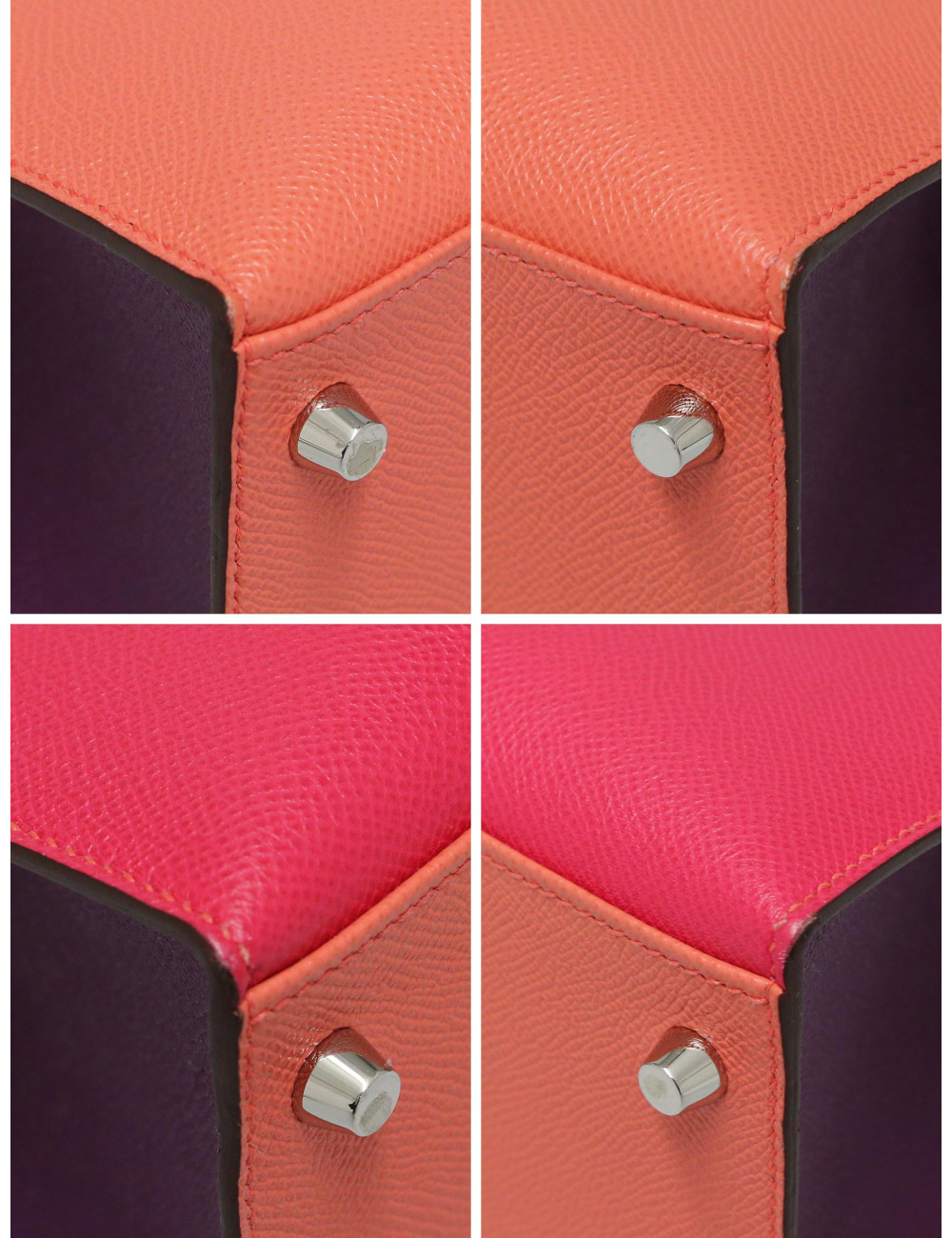 Kelly tricolore 28 HERMES epsom sellier