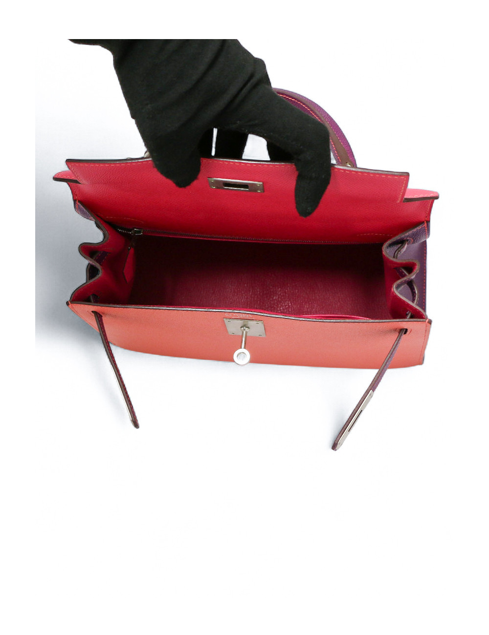 Kelly tricolore 28 HERMES epsom sellier