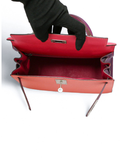 Kelly tricolore 28 HERMES epsom sellier
