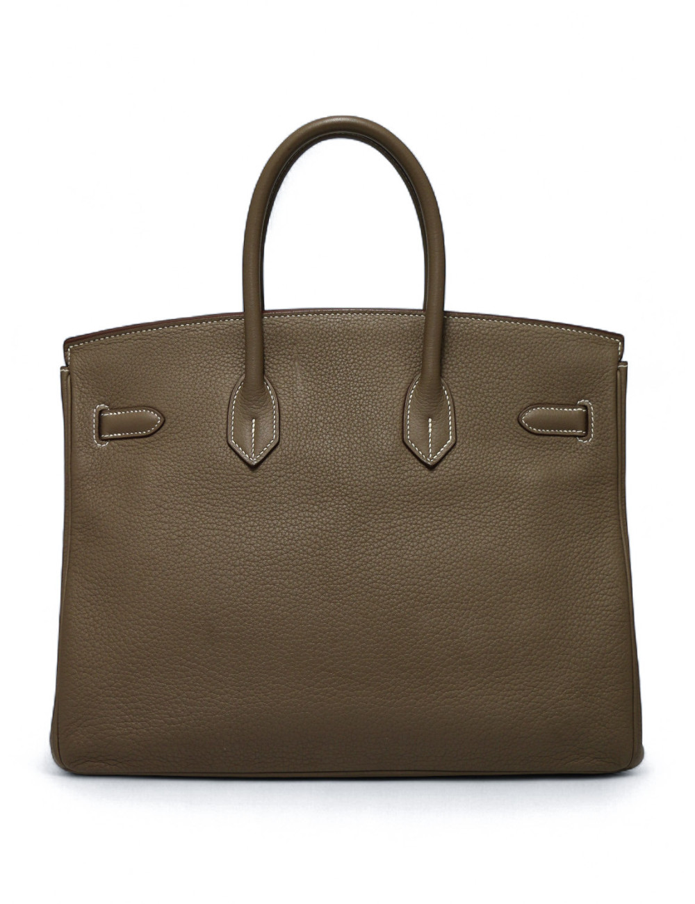 Birkin 35 HERMES étoupe Taurillon Clémence